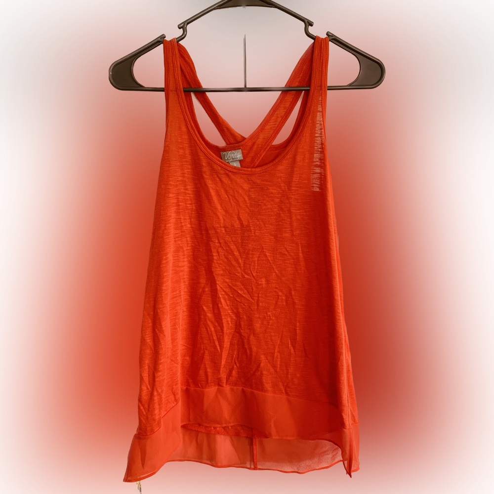 Orange Vanity Tank Top